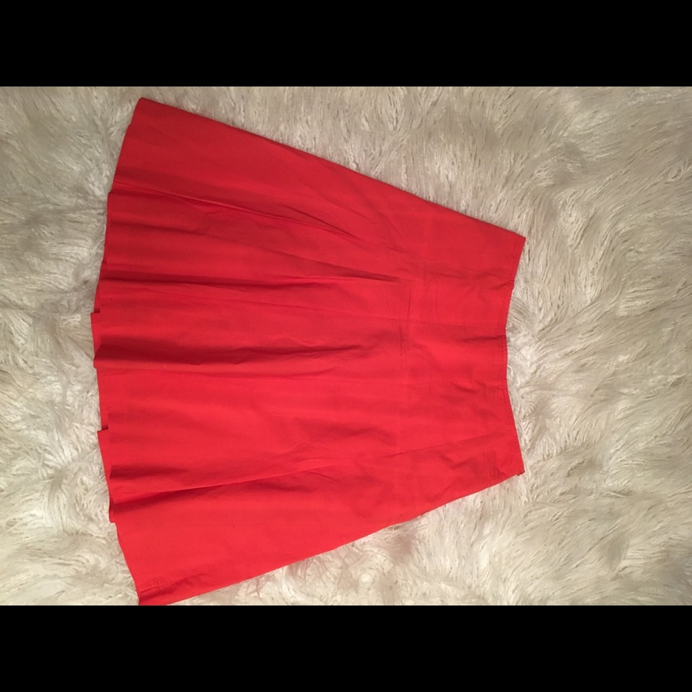 Express Orange Skirt